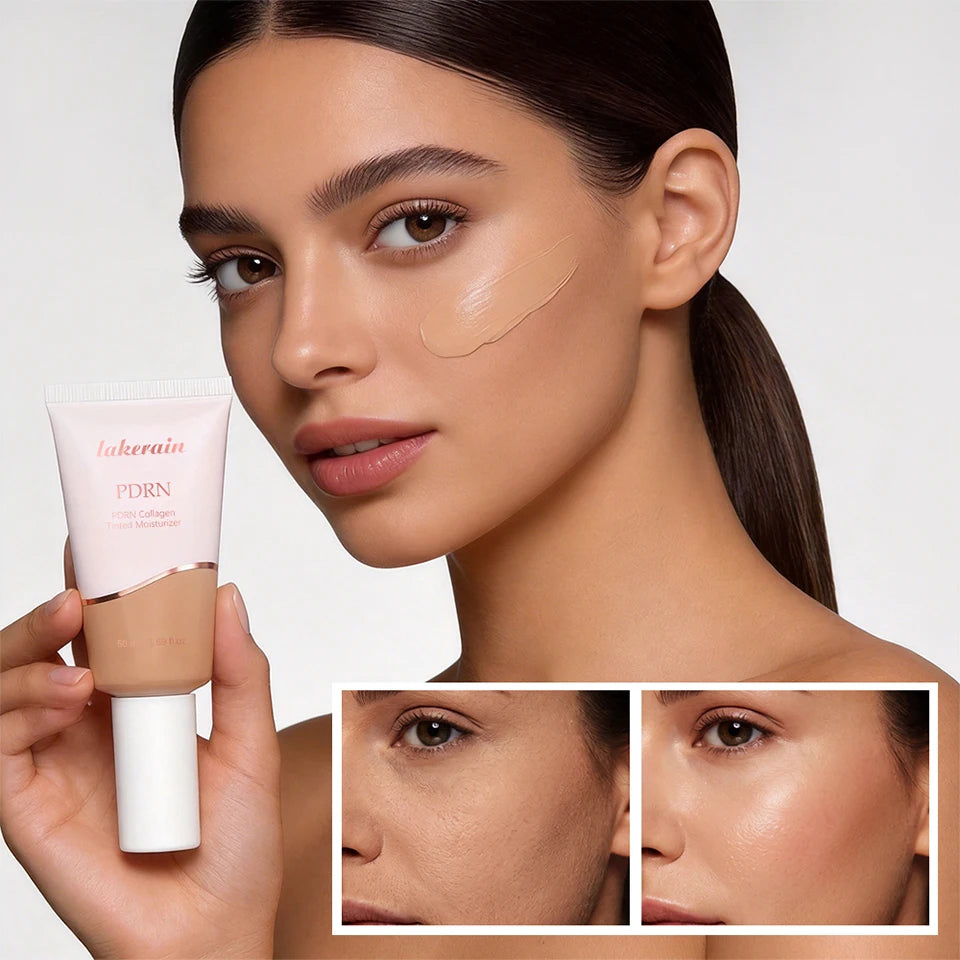 PDRN Collagen Tinted Moisturizer and Radiant Skin Foundation for Daily Glow Makeup - 10