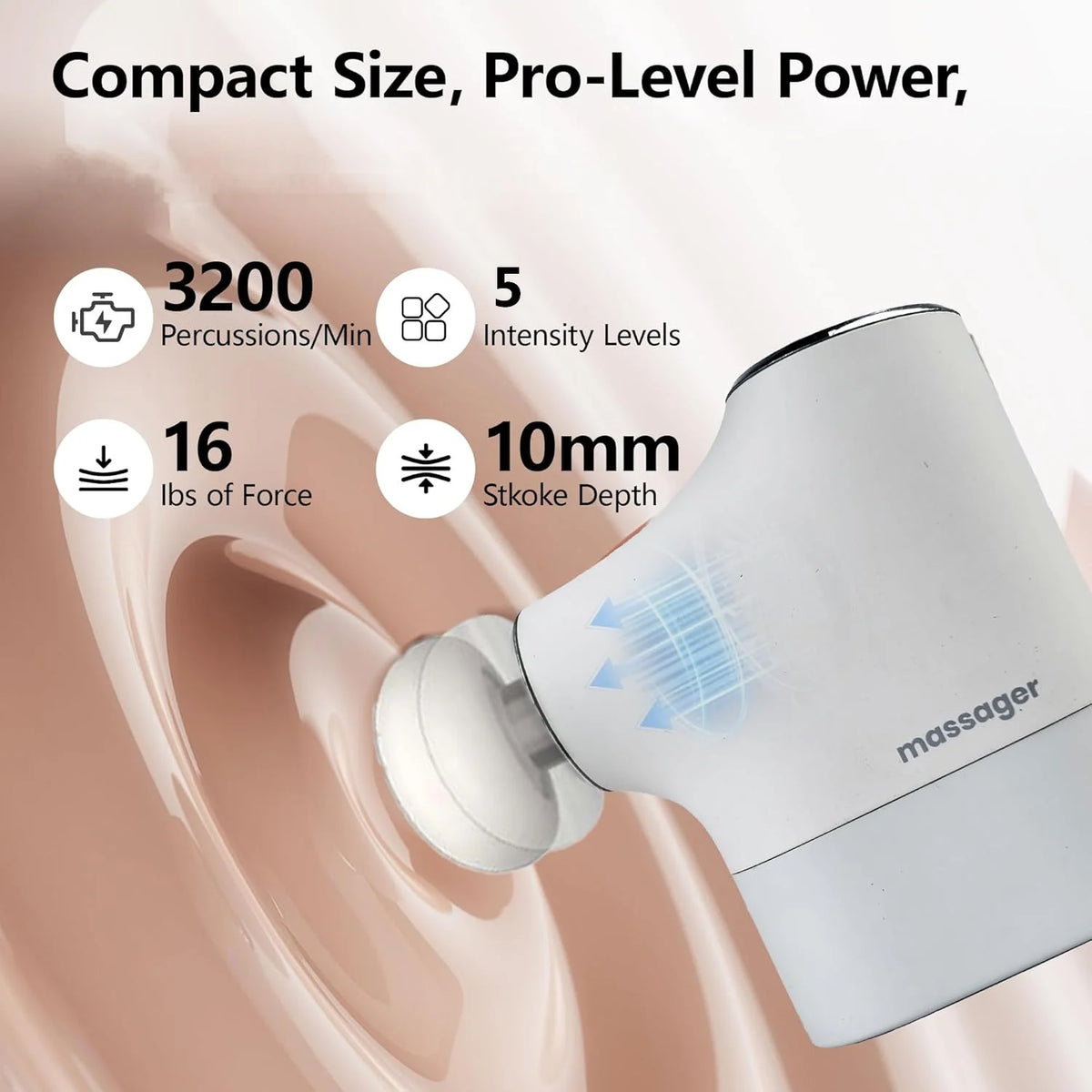 Mini Massage Gun and Percussion Muscle Massager for Post Workout Recovery at Home