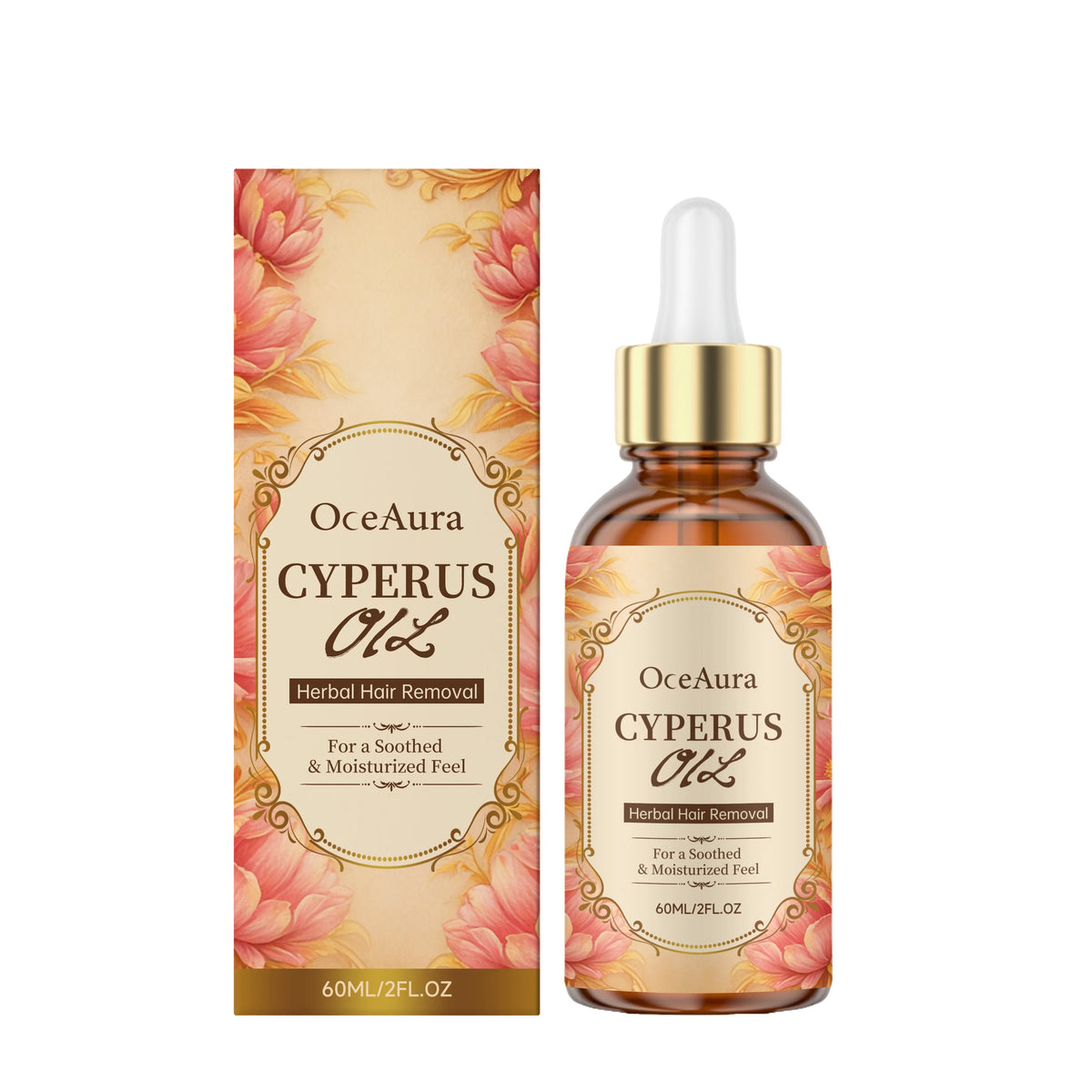 Cyperus Oil and Hair Growth Inhibitor for Smooth Post Shaving Skin Care