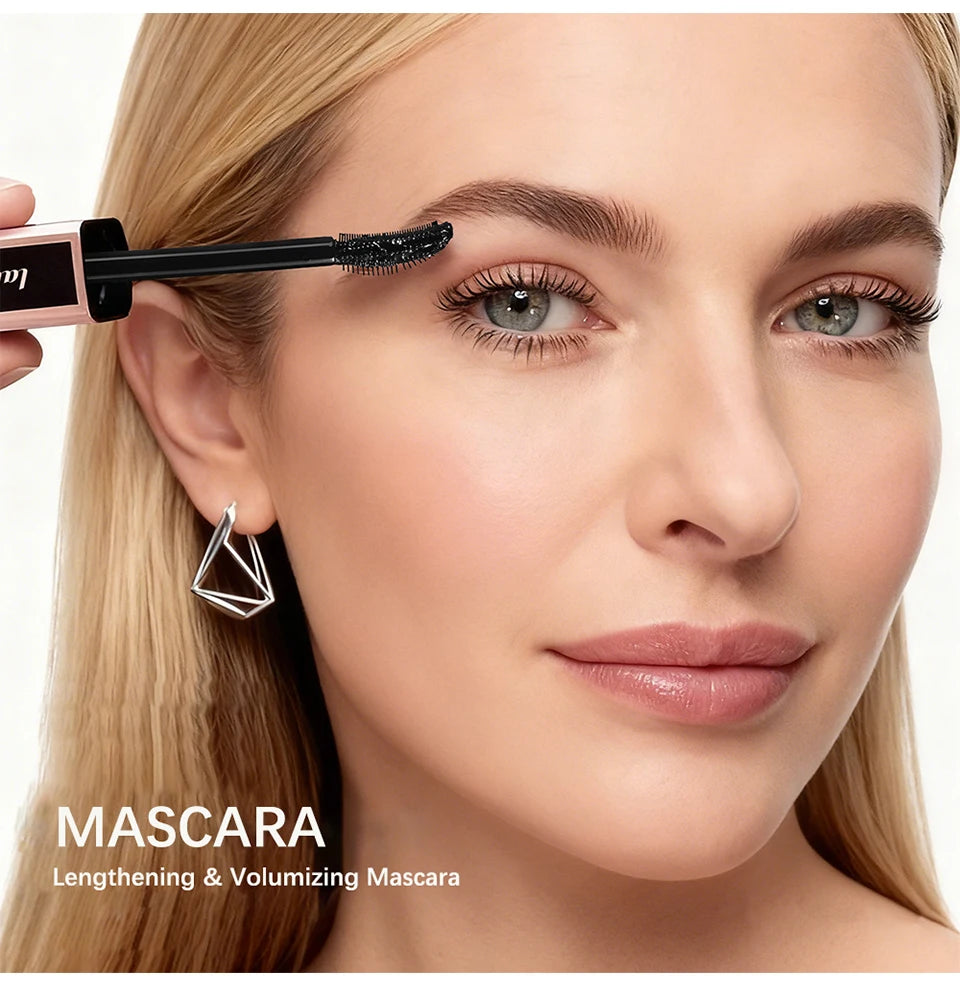 Enhancing Mascara Primer and Lengthening Mascara Set for Dramatic Daily Eye Makeup
