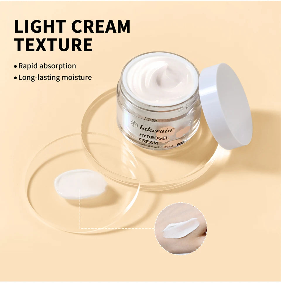 Hydrogel Cream and Moisturizing Face Lotion for Daily Hydration and Skincare