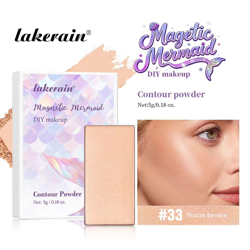 Magnetic Mermaid Makeup Palette and Eyeshadow Kit for Professional Artists and Daily Use