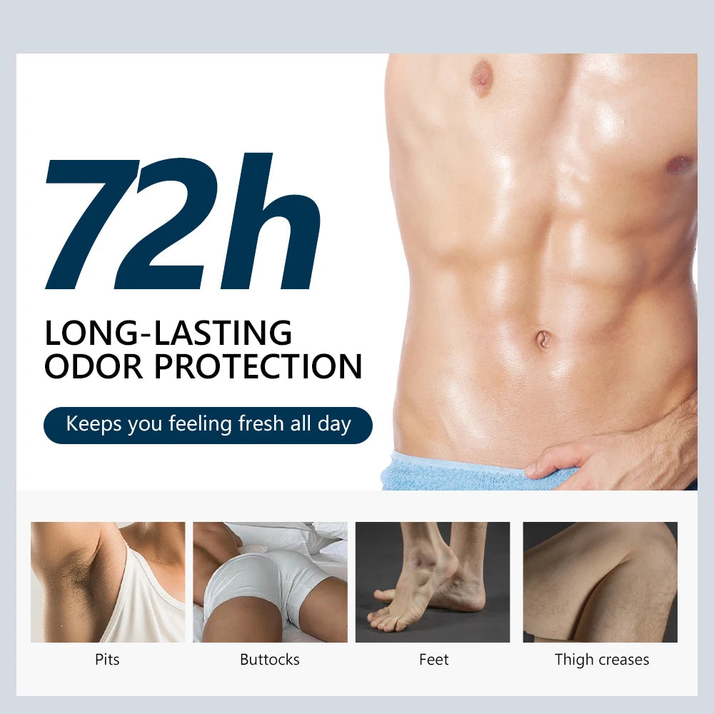 Body Deodorant Cream and Antiperspirant Lotion for Men Daily Freshness