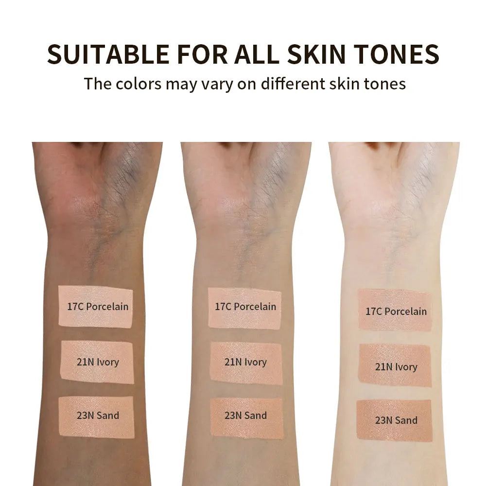 Cream Cushion Foundation and Dewy Glow Makeup for a Natural Hydrated Complexion