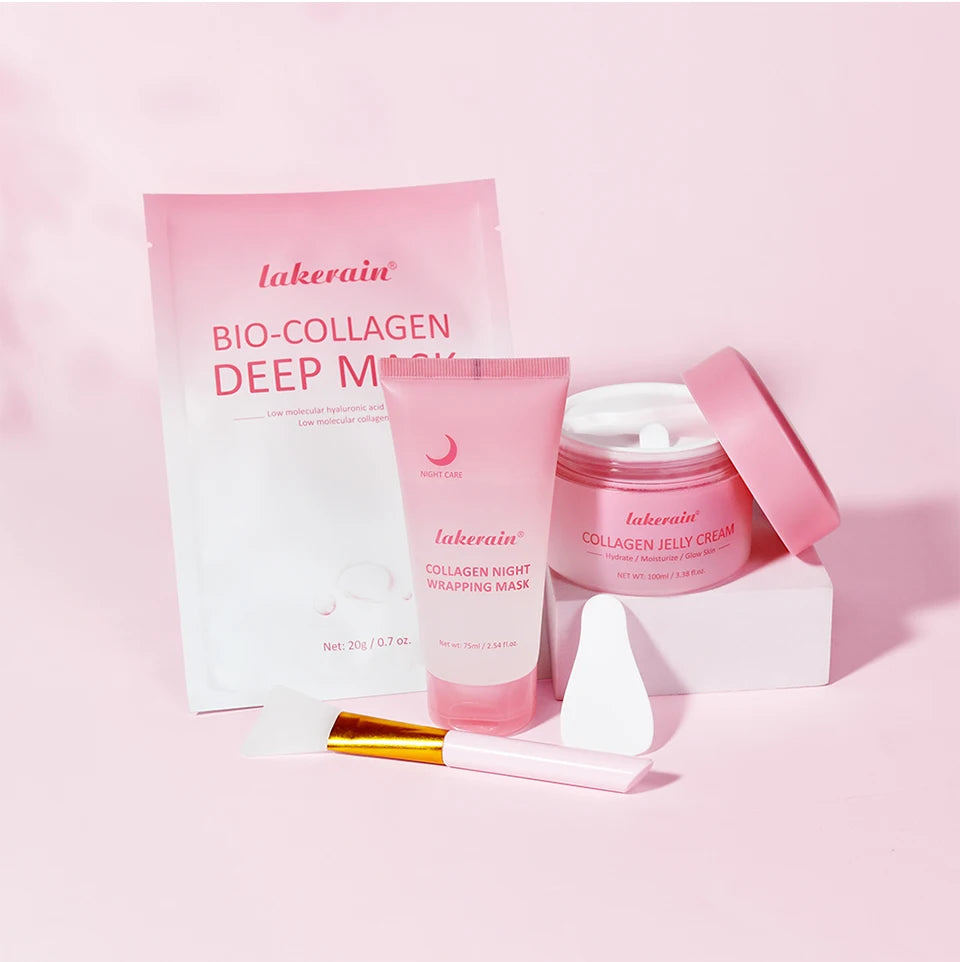Collagen Skincare Set and Facial Moisturizer for Daily Deep Hydration Routine - 18