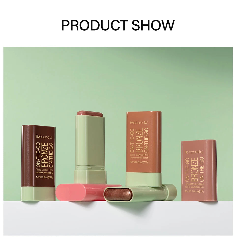 Contour Bronzer Stick and Face Sculpting Makeup for Daily Glowing Complexion