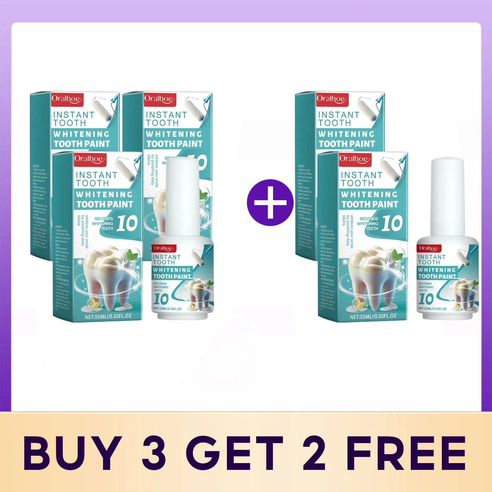 Teeth Whitening Paint and Dental Brightener Gel for a Brighter Confident Smile - 15
