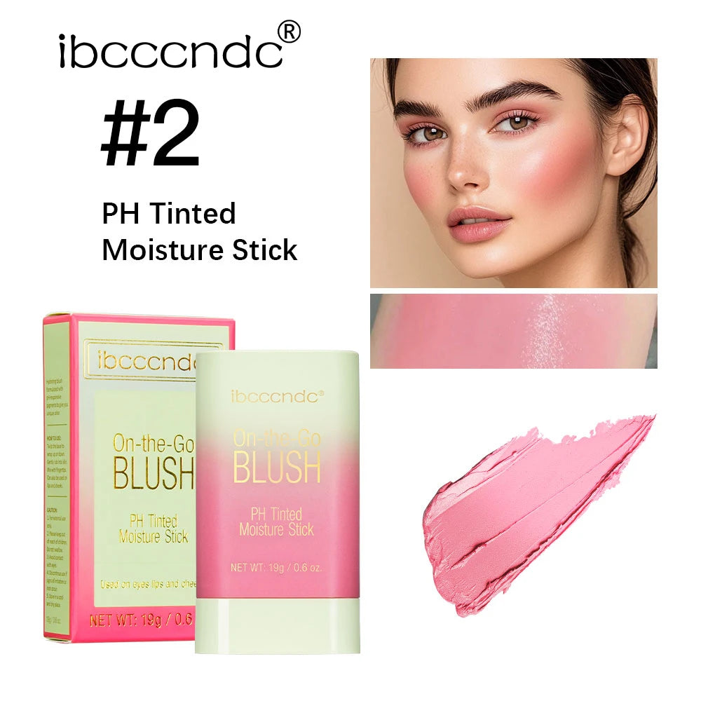 Tinted Moisture Blush Stick and Cream Color Blusher for Daily Natural Makeup - 28