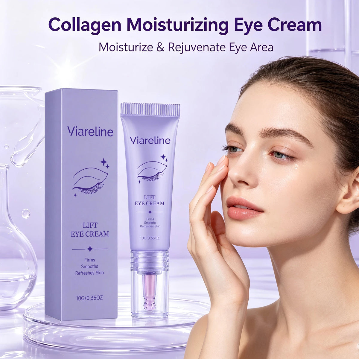 Lift Eye Cream and Firming Essence for Younger Looking Eyes and Daily Care