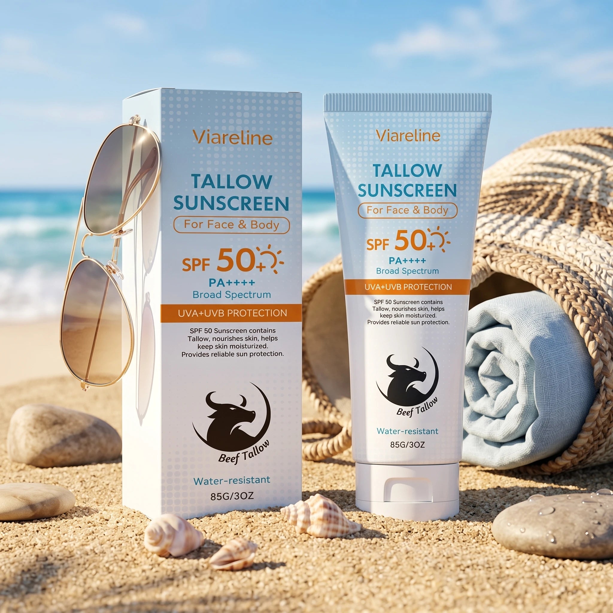 Tallow Sunscreen and Moisturizing SPF Cream for Daily Sun Protection - 4