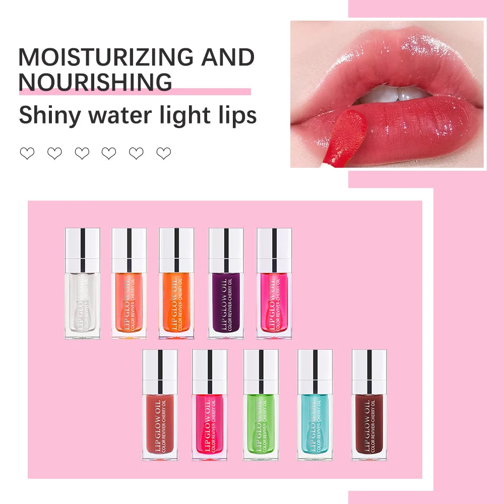 Lip Oil Plumping Lip Gloss and Hydrating Tinted Lip Glow for Daily Makeup Routines - 3