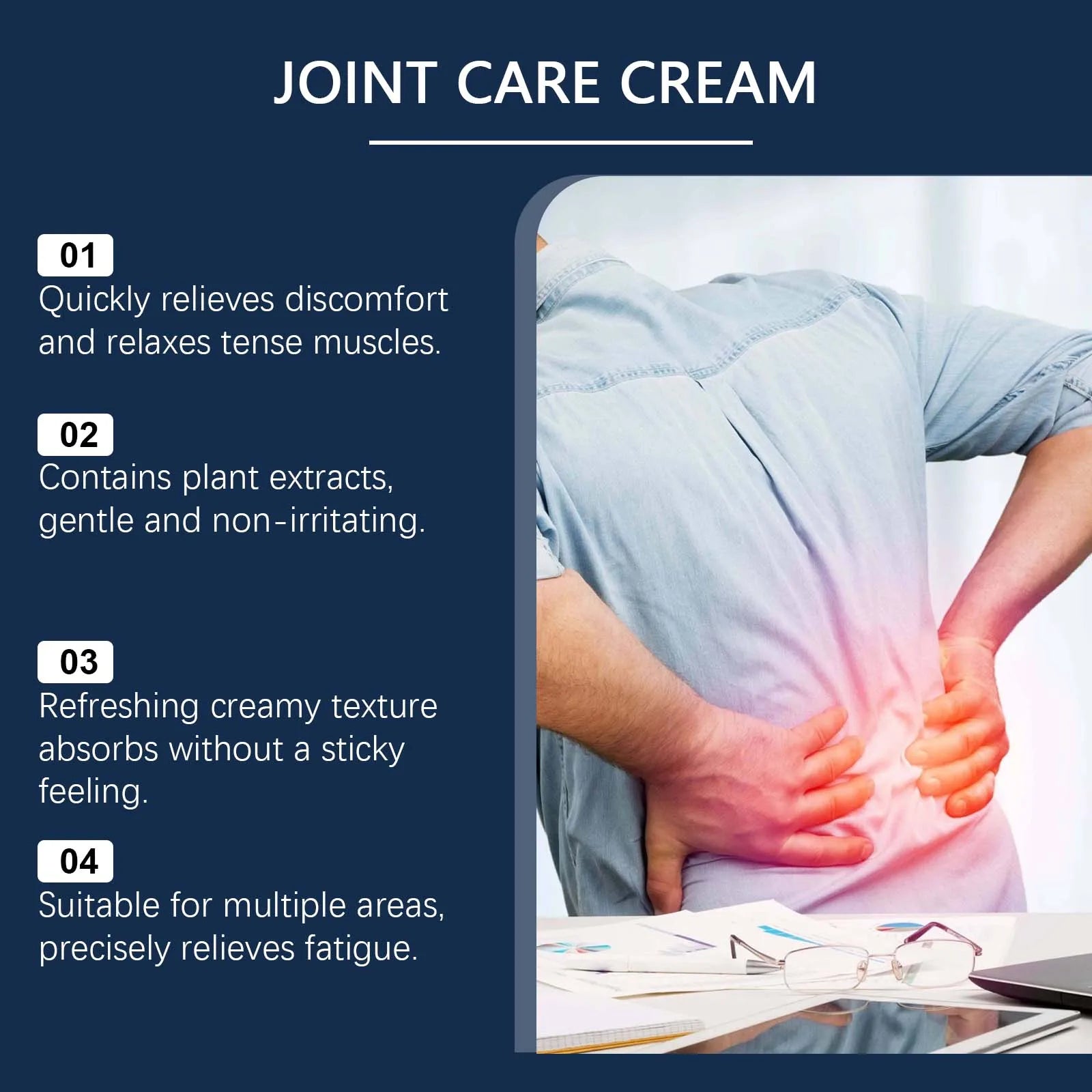 Body Relief Cream and Muscle Massage Lotion for Joint Support and Recovery - 14
