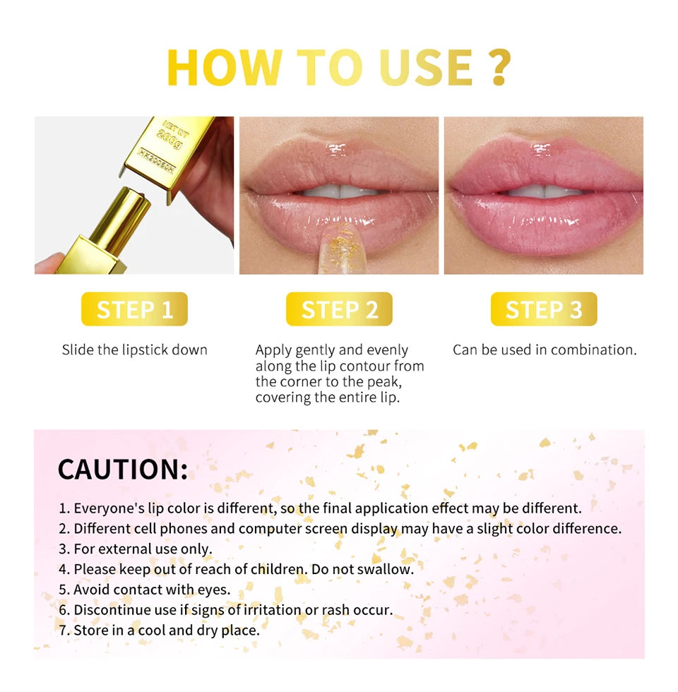 Color Changing Lipstick and Hydrating Lip Balm for Daily Natural Makeup Looks