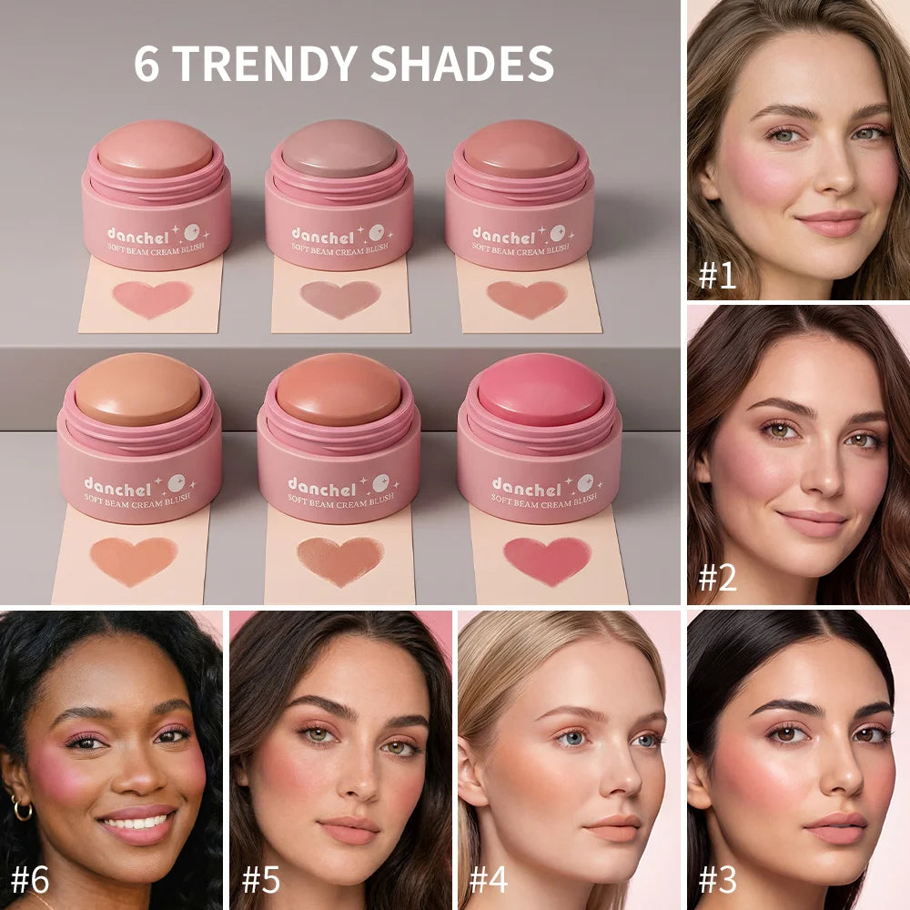 Soft Cream Blush and Multi Use Face Tint for Natural Daily Makeup Looks
