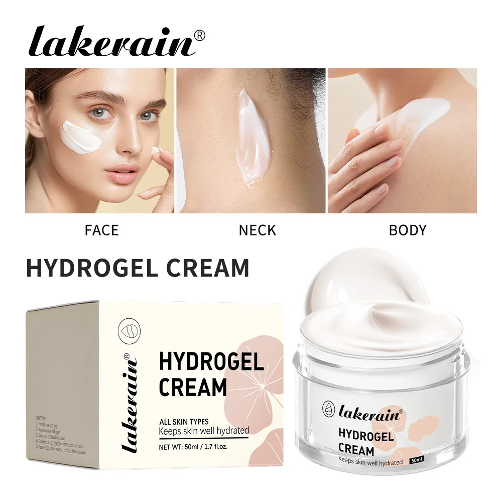 Hydrogel Cream and Moisturizing Face Lotion for Daily Hydration and Skincare
