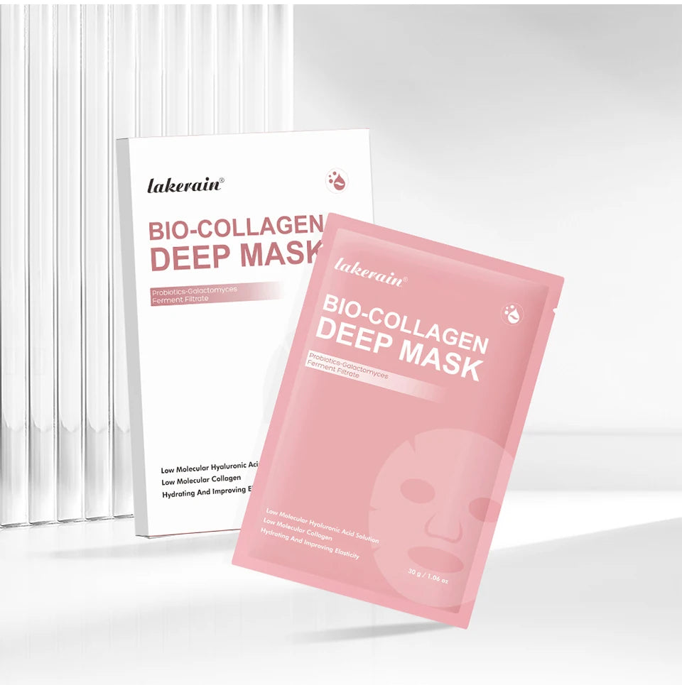 Collagen Deep Face Mask and Hydrating Overnight Sheet for Radiant Skin Care - 16