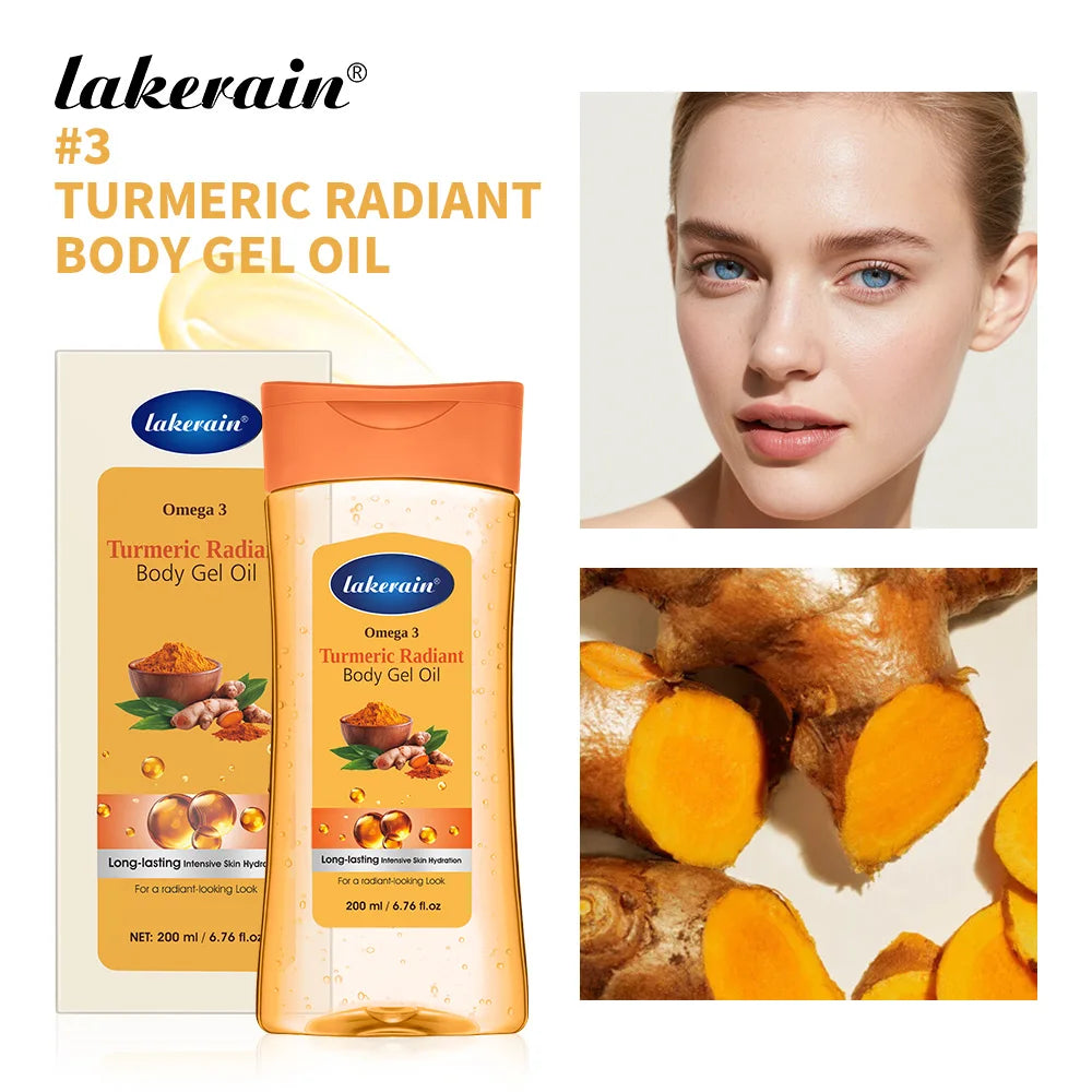 Radiant Body Gel Oil and Moisturizing Skin Treatment for Daily Glowing Skincare