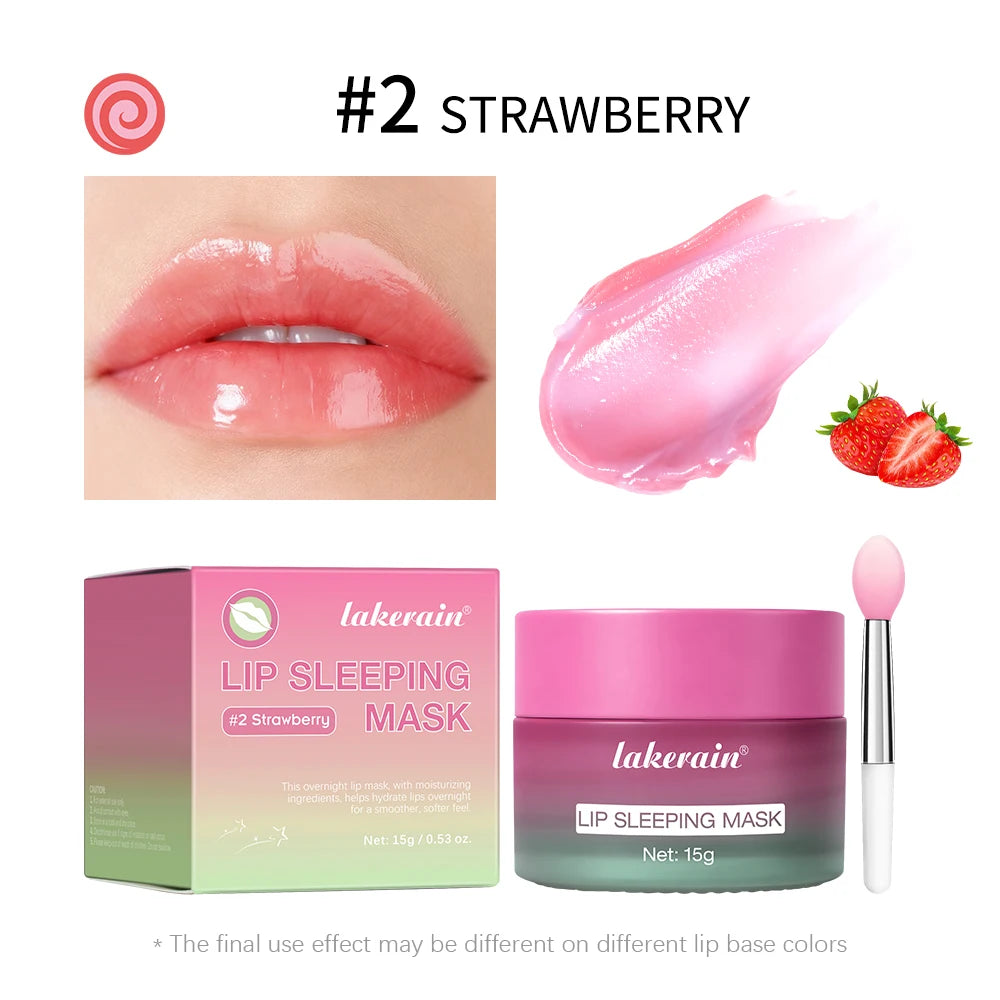Lip Sleeping Mask and Hydrating Lip Balm for Dry Cracked Lips Overnight Repair