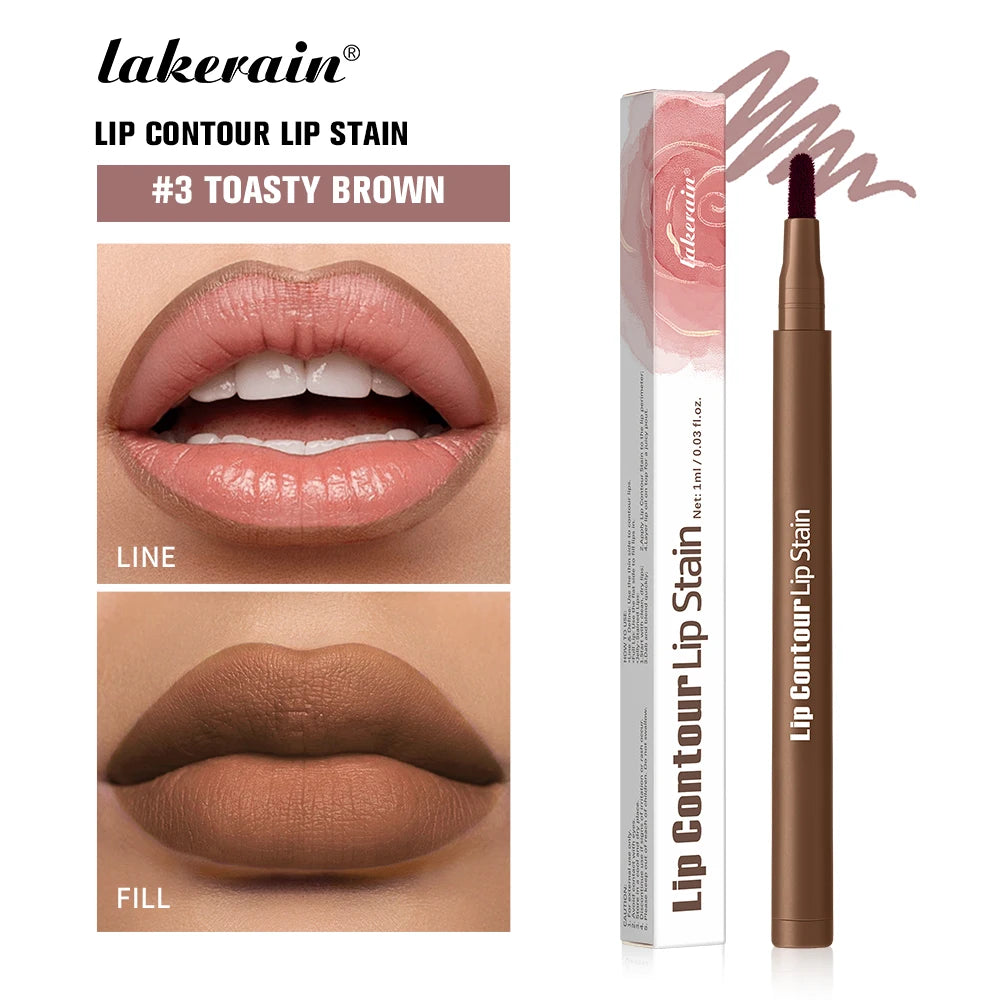 Lip Contour Lip Stain and Long Lasting Liner for Perfect Daily Makeup Looks