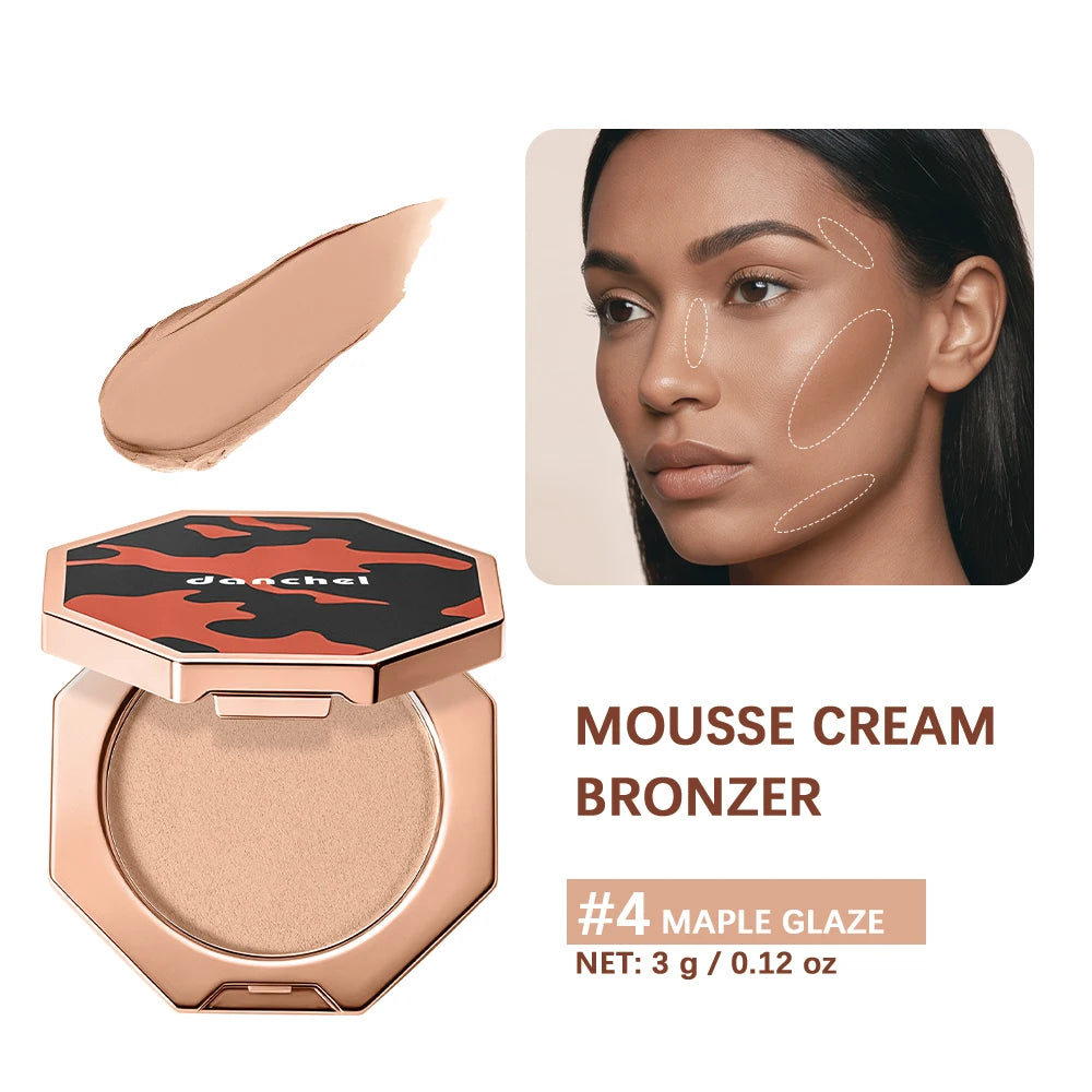 Cream Mousse Bronzer and Face Contour Makeup for Daily Sculpting and Tanning - 19
