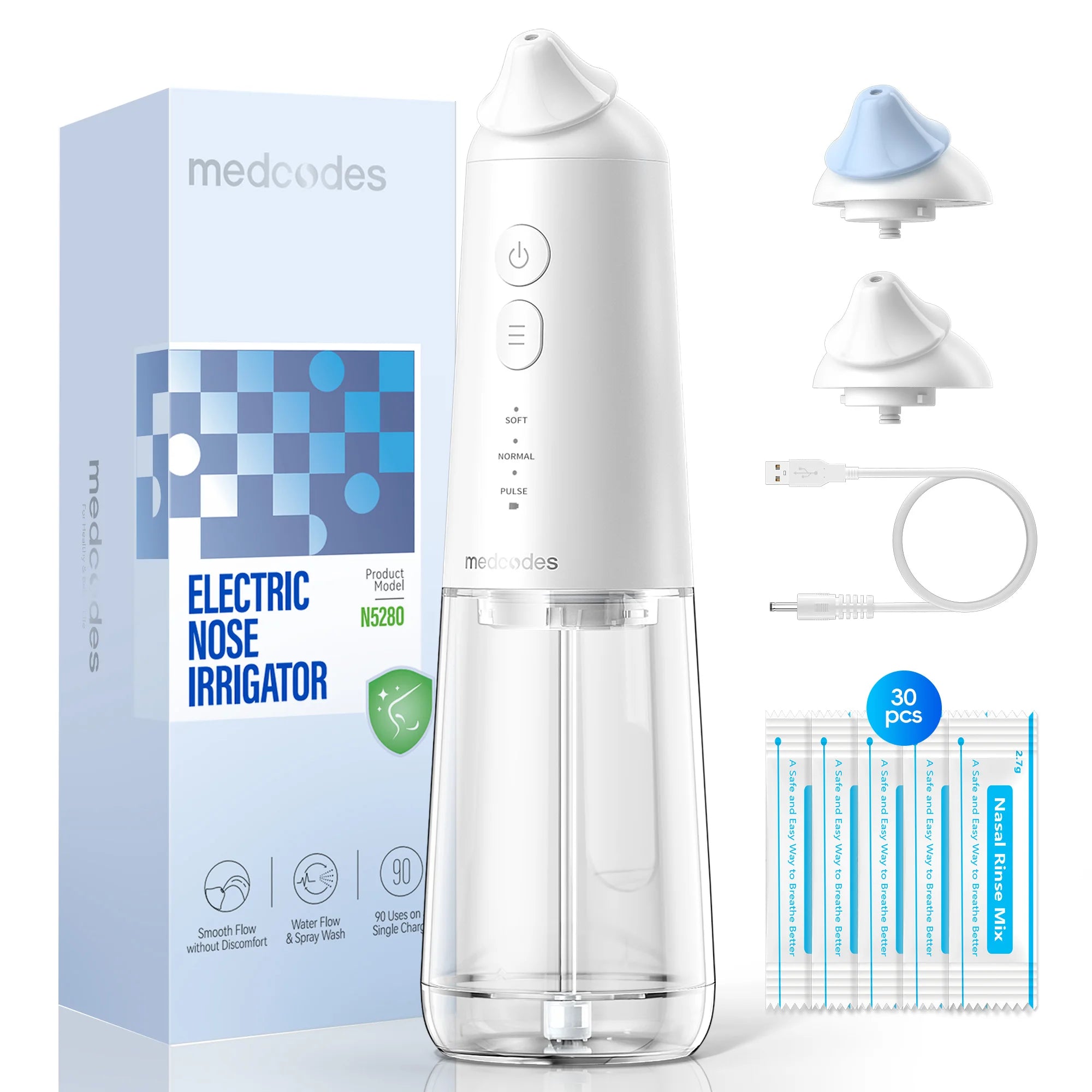 Electric Nasal Irrigator and Sinus Rinse Machine for Daily Allergy Relief at Home - 19