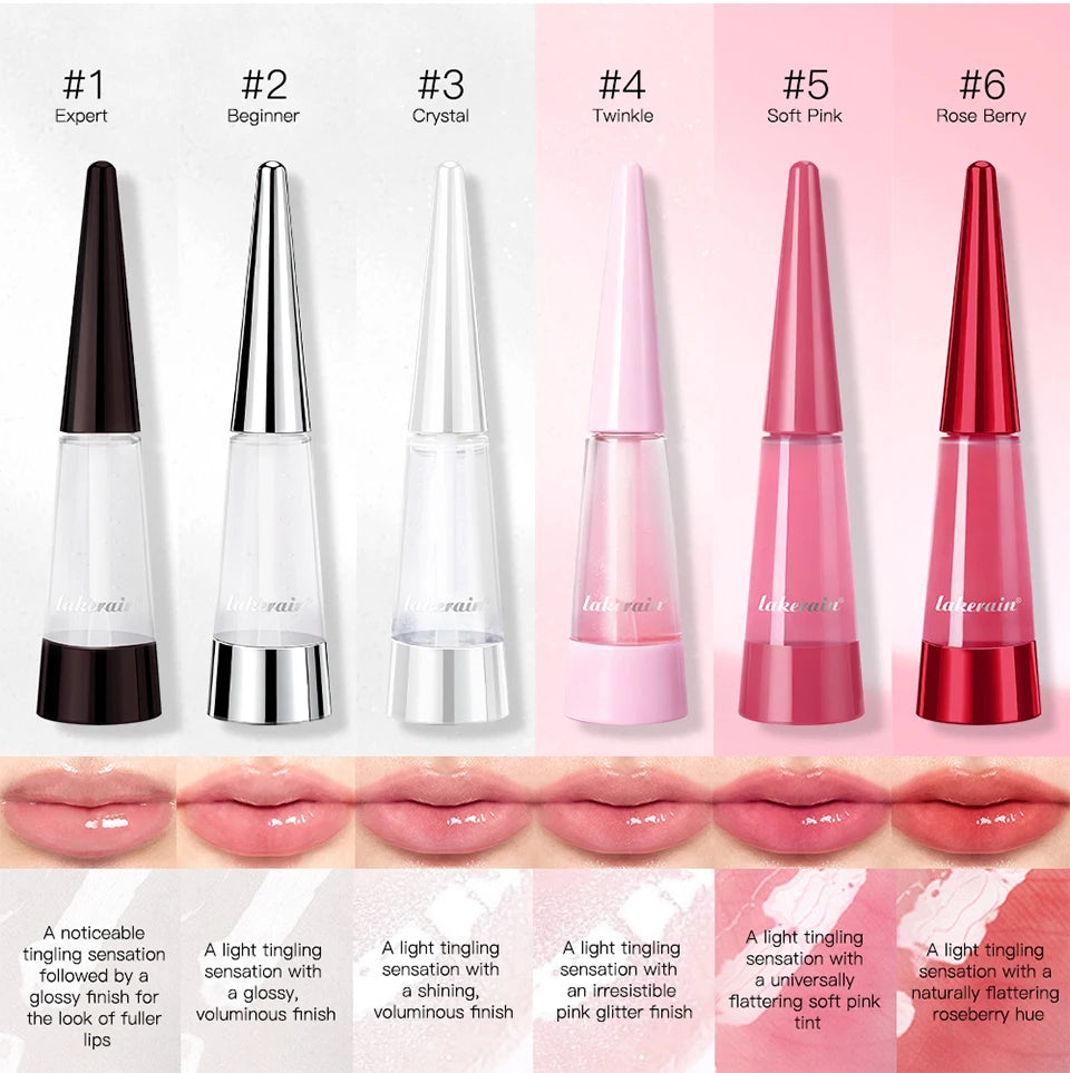 Instant Lip Plumper and Volumizing Gloss for Fuller Looking Lips and Daily Beauty - 8