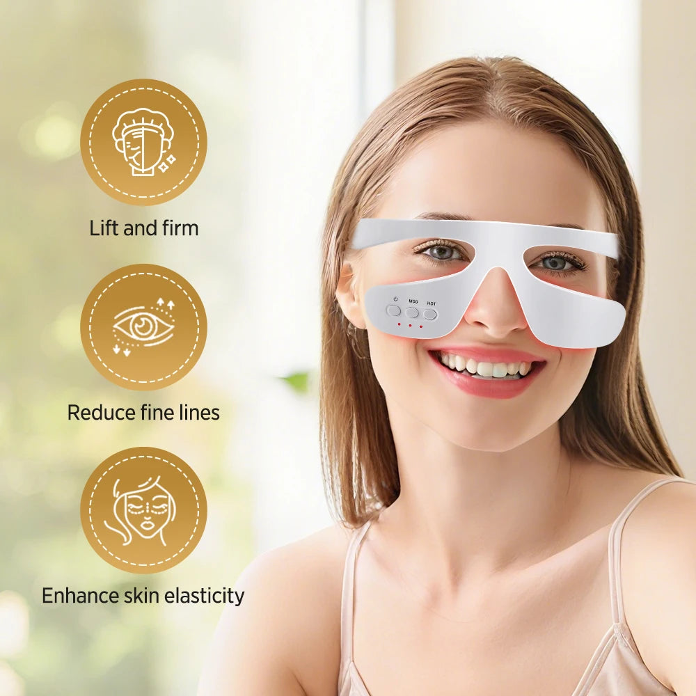 3D Eye Massager and Light Therapy Mask for Relieving Eye Fatigue at Home - 19
