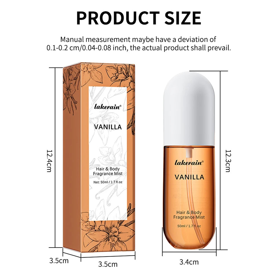 Vanilla and Rose Fragrance Mist and Body Spray for Daily Refreshing Use - 17