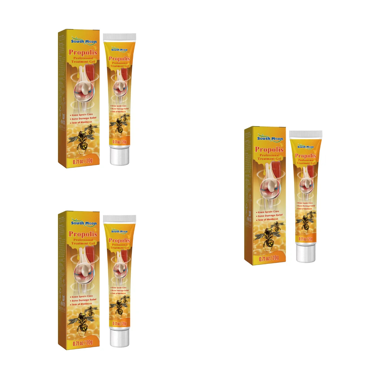 Propolis Joint Care Gel and Muscle Massage Cream for Active Daily Joint Support