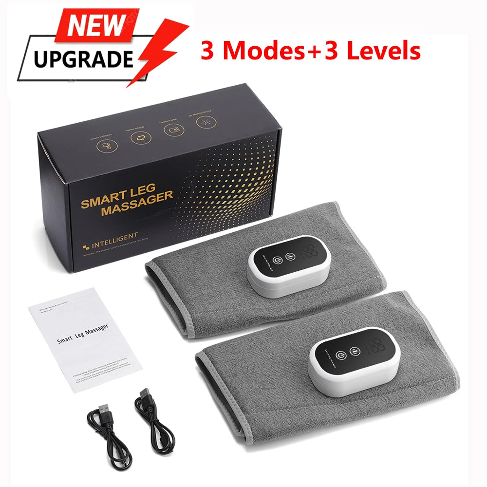 Wireless Calf Massager and Leg Compression Wrap for Recovery and Circulation - 38