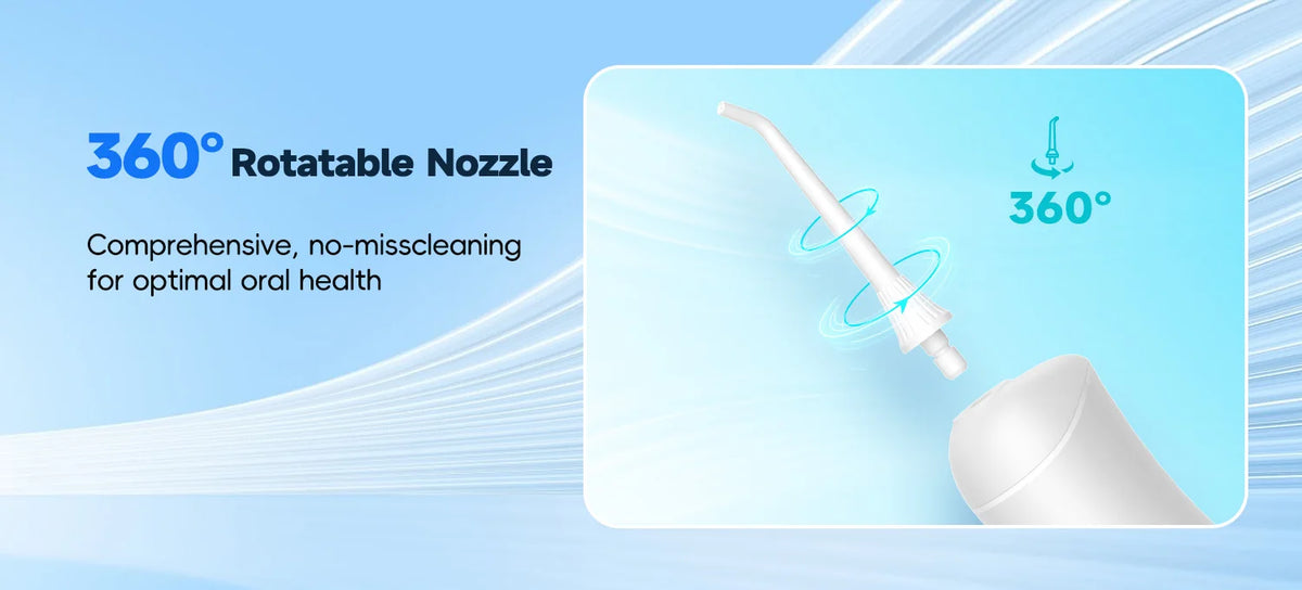 Water Flosser and Cordless Oral Irrigator for Daily Teeth Cleaning and Gum Health