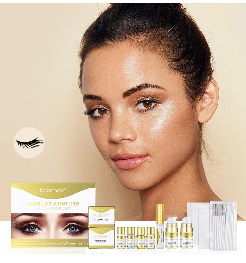 Brow Lamination and Eyebrow Tinting Kit for Professional Salon Results at Home