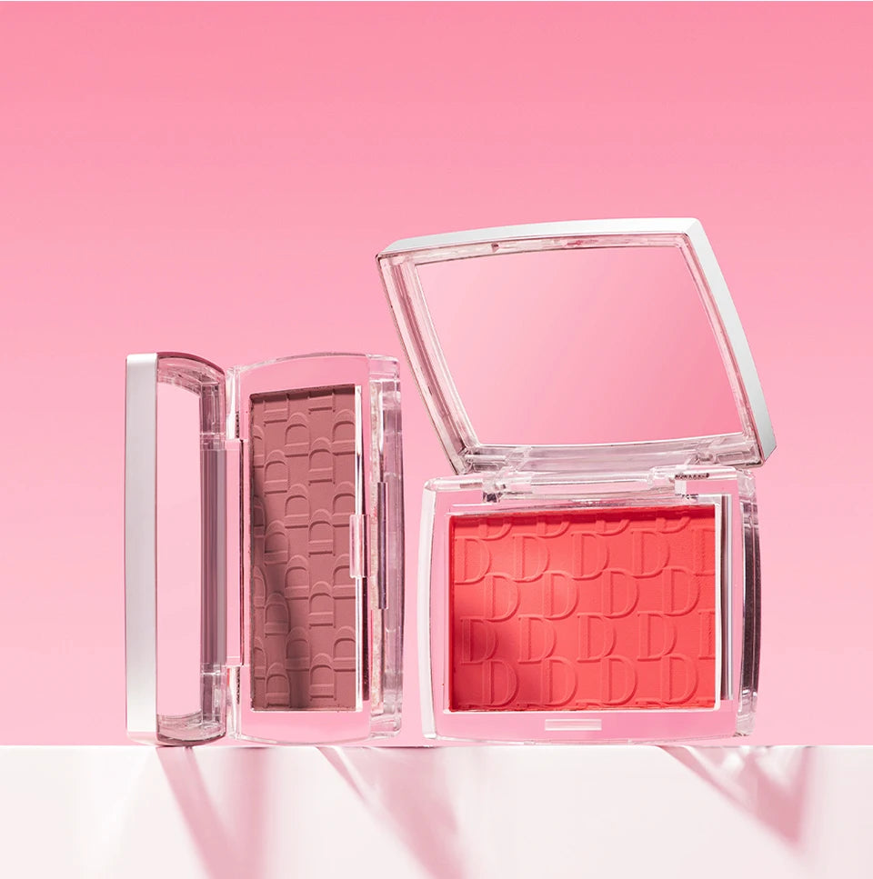 Embossed Blush Palette and Matte Face Makeup for a Natural Glowing Complexion