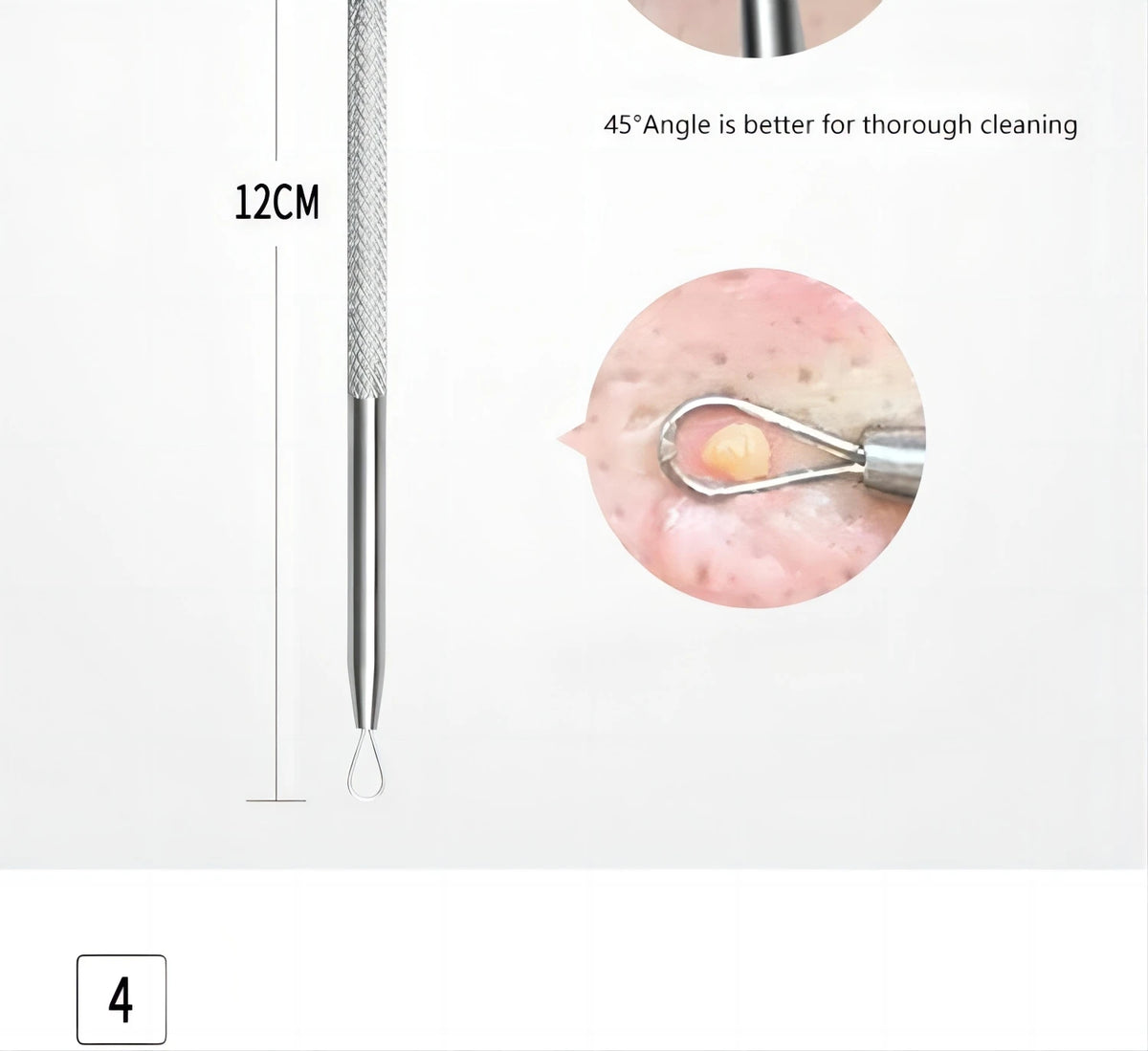 Blackhead Remover Kit and Pimple Popper Tools for Clear Facial Skin Care