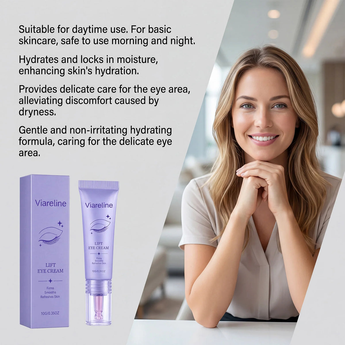 Lift Eye Cream and Firming Essence for Younger Looking Eyes and Daily Care