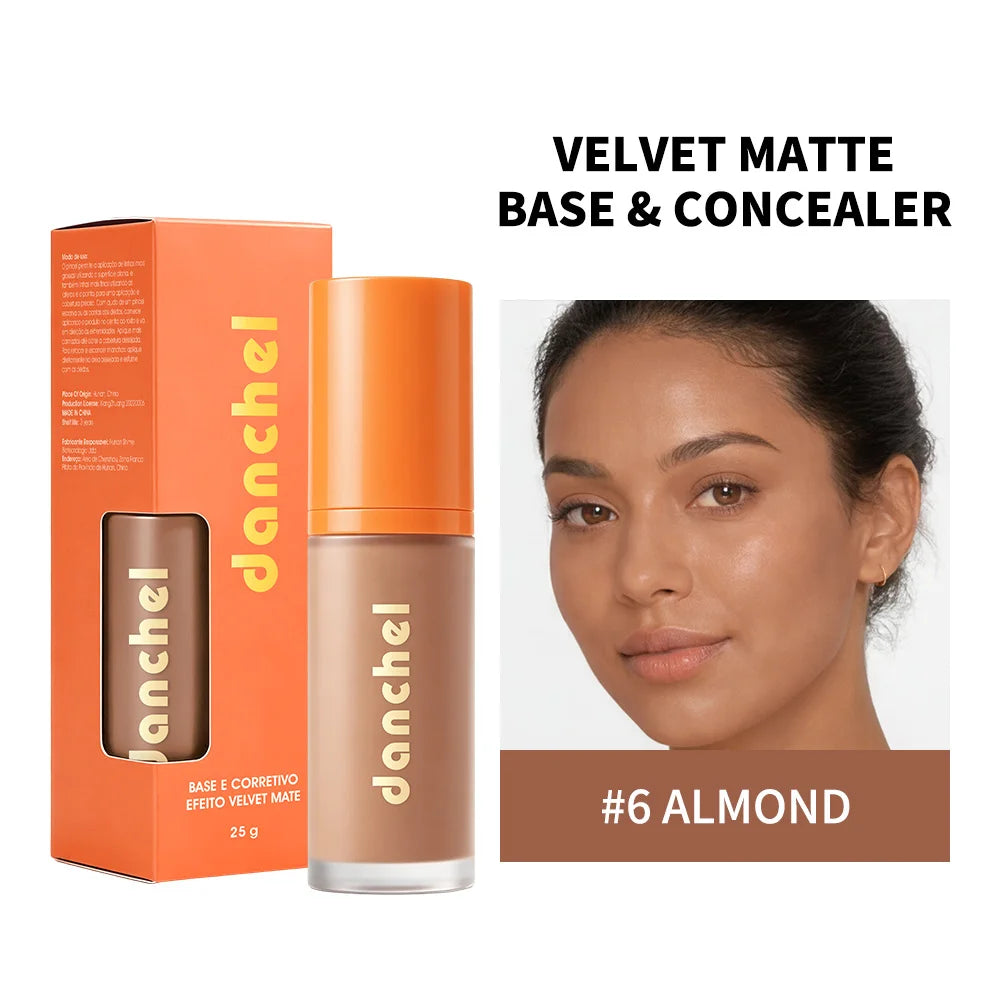 Liquid Foundation and Face Concealer for achieving a flawless velvet matte finish