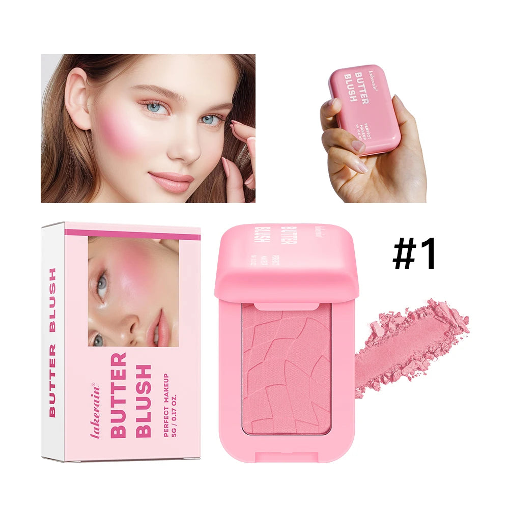 Butter Blush and Cream Face Powder for Long Lasting Natural Makeup Look