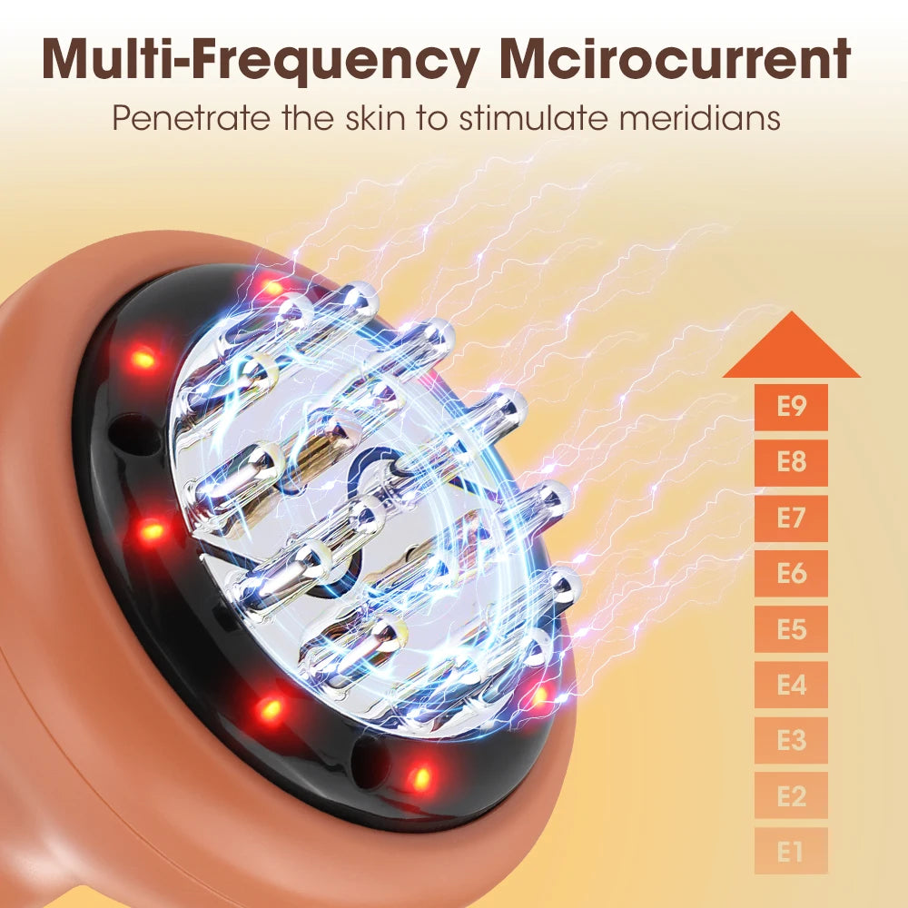 Electric Cupping Massager and Scraping Tool for Muscle Relaxation and Body Recovery - 23