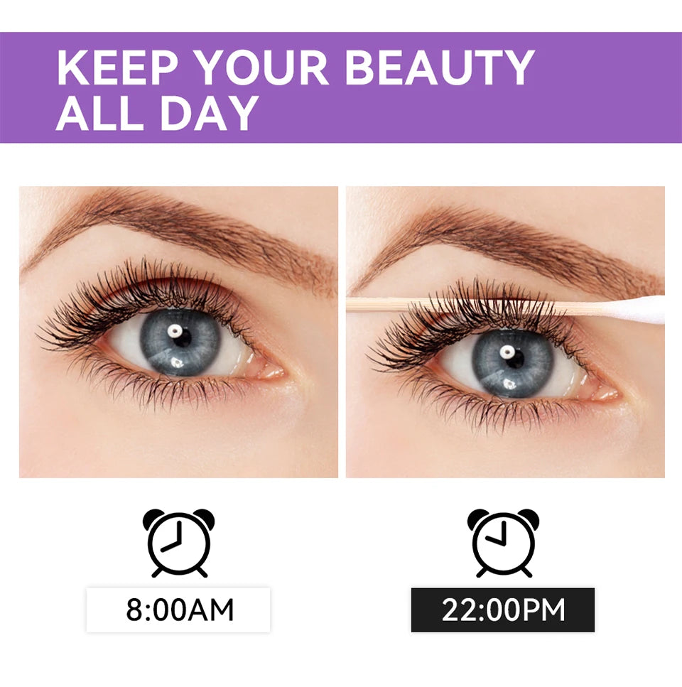 5D Mascara and Waterproof Lash Lengthening Makeup for Daily and Party Looks