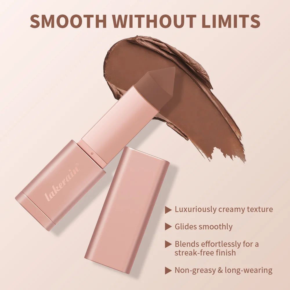 Cream Bronzer Stick and Contour Makeup Highlighter for Sculpted Face Looks - 4