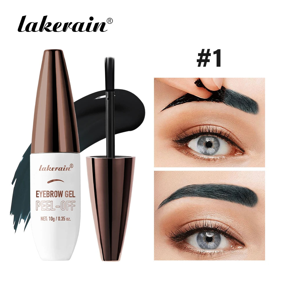 Peel Off Eyebrow Gel and Tint Cream for Long Lasting Natural Brow Definition - 22