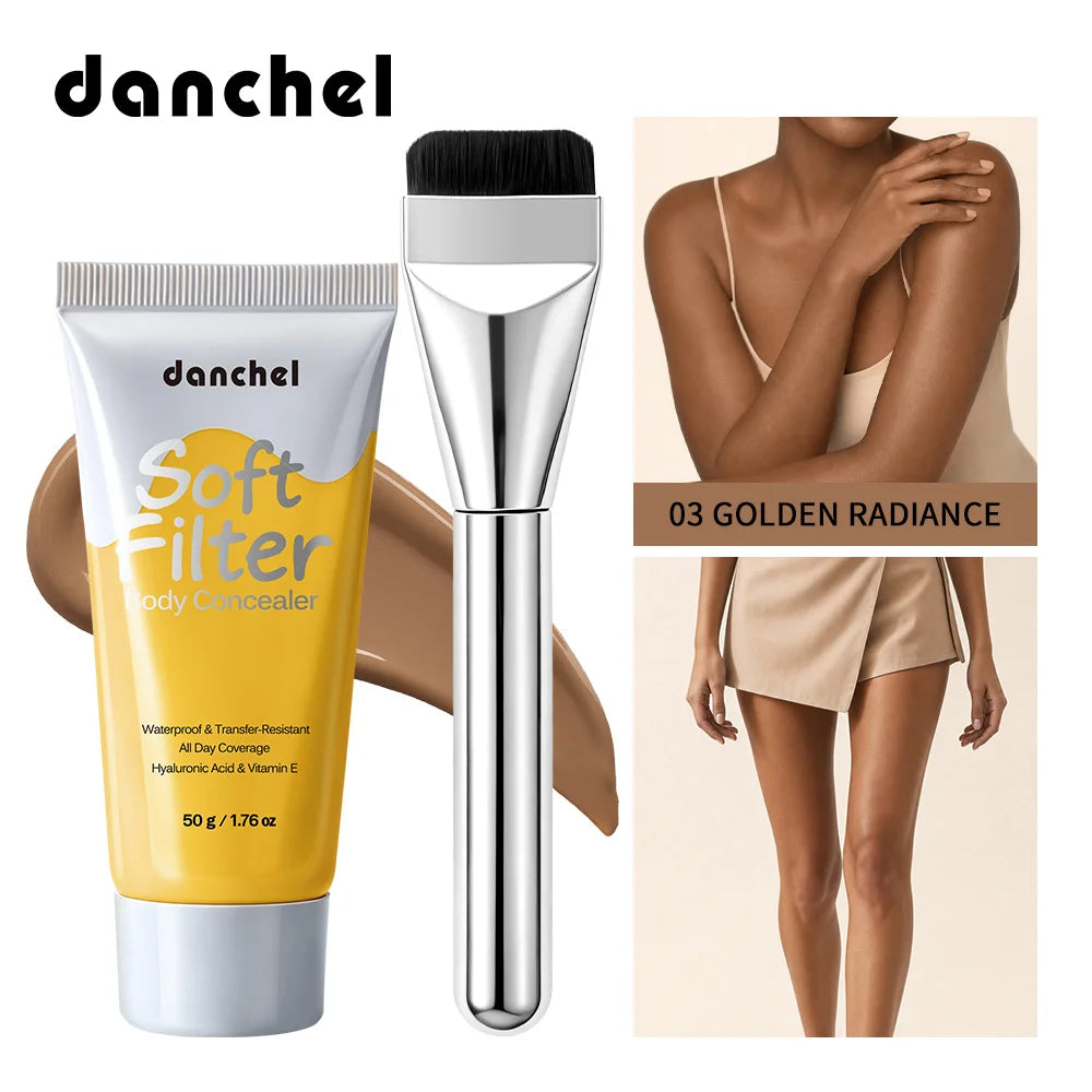 Body Concealer and Full Coverage Foundation for Flawless Skin and Tattoos