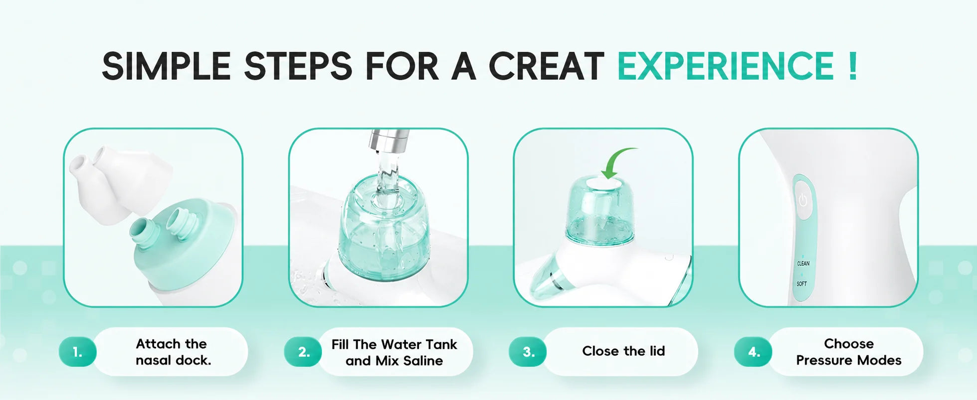 Electric Nasal Irrigator and Sinus Rinse Machine for Daily Allergy Relief - 14