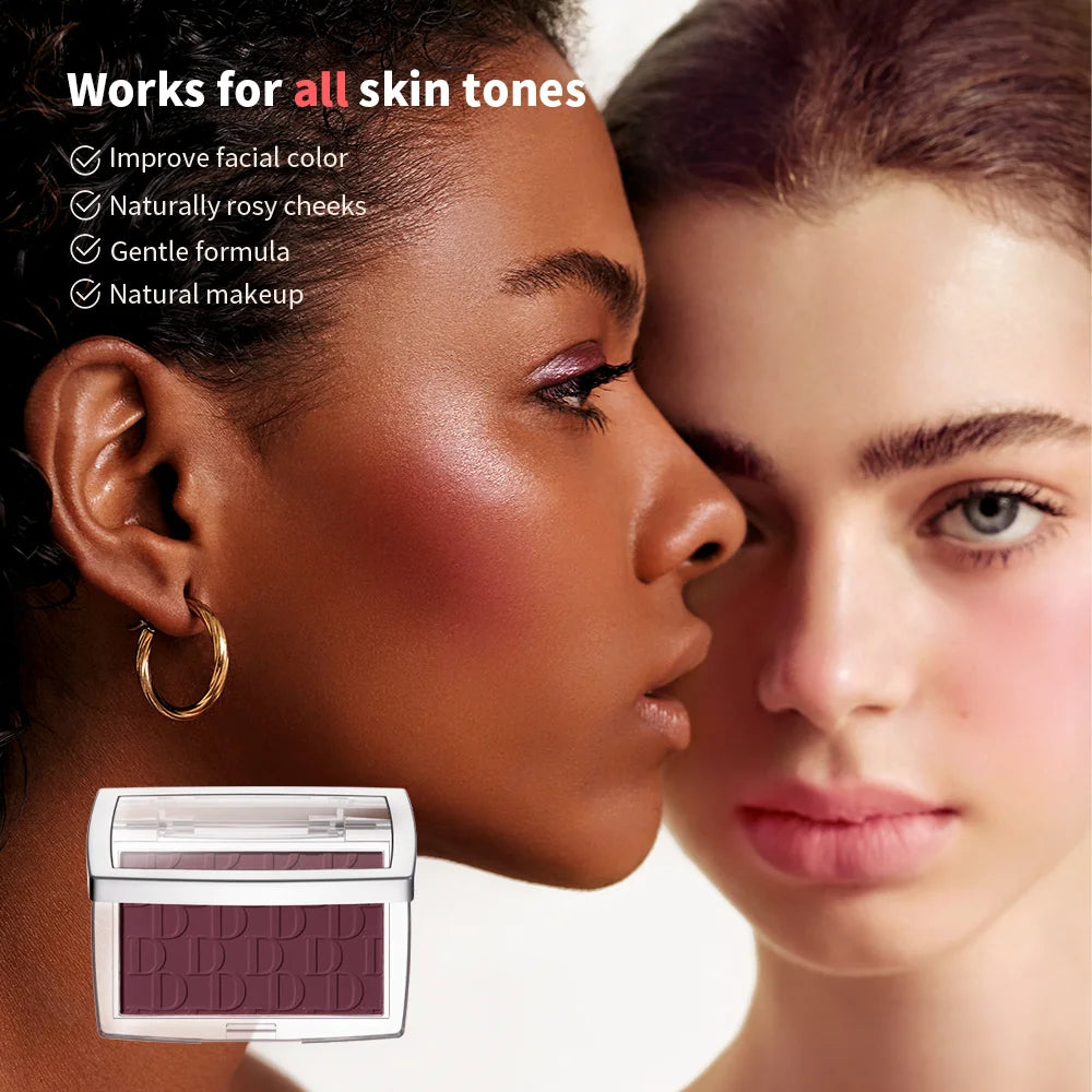 Embossed Blush Palette and Matte Face Makeup for a Natural Glowing Complexion - 5