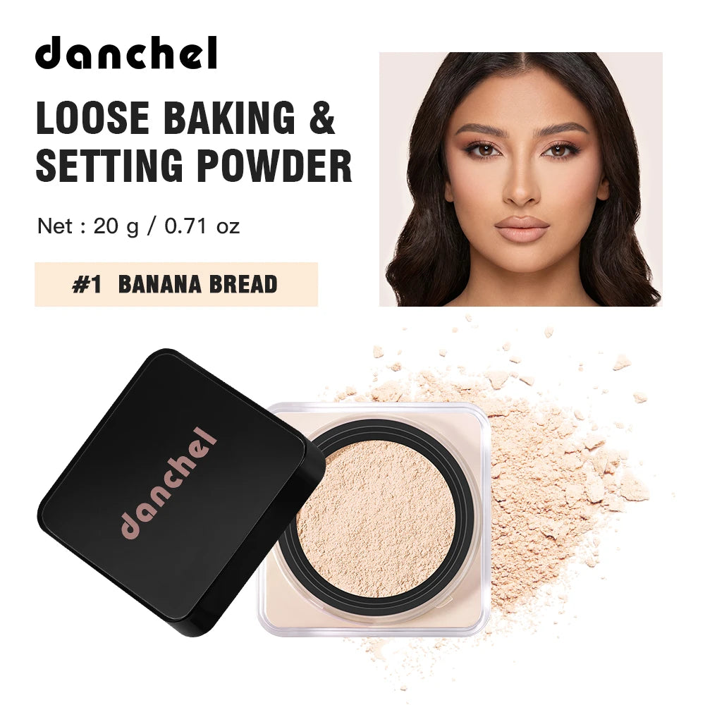 Loose Baking Setting Powder and Face Finishing Makeup for Long Lasting Matte Looks - 25