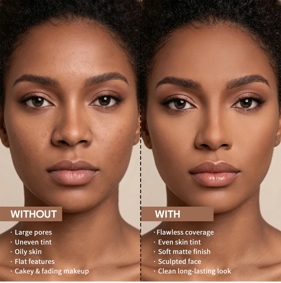 Matte Bronze Powder and Pressed Setting Powder for a Natural Sun Kissed Look - 13
