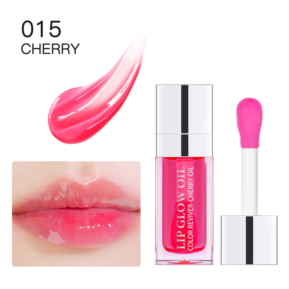 Lip Oil Plumping Lip Gloss and Hydrating Tinted Lip Glow for Daily Makeup Routines