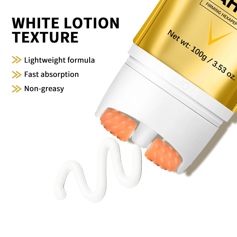 Firming Neck Cream and Anti Wrinkle Roller for Smoother Skin and Neck Lines - 6
