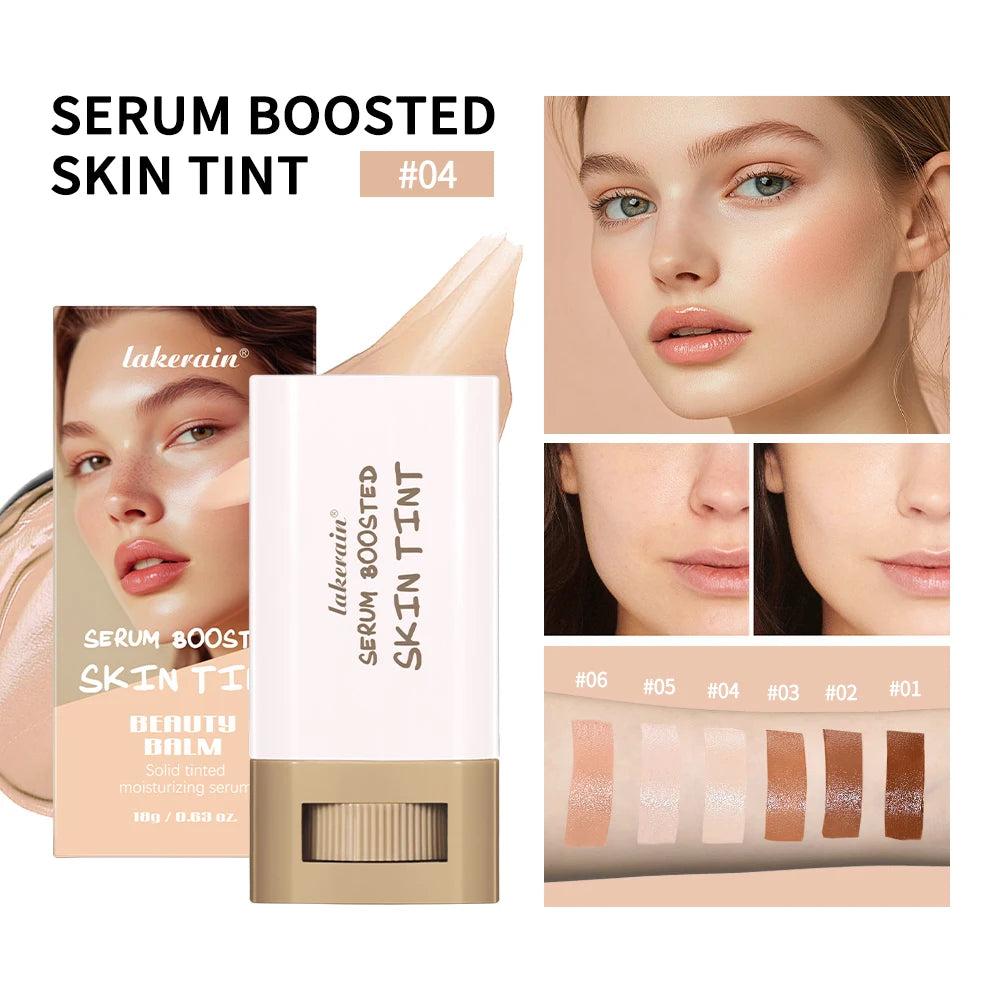 Serum Boosted Skin Tint and Foundation Stick for Radiant Makeup Coverage Daily