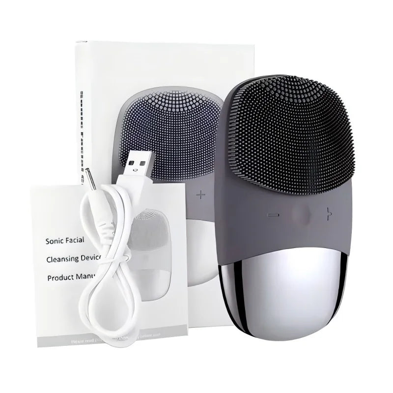 Electric Facial Cleansing Brush and Sonic Face Scrubber for Daily Skin Routine